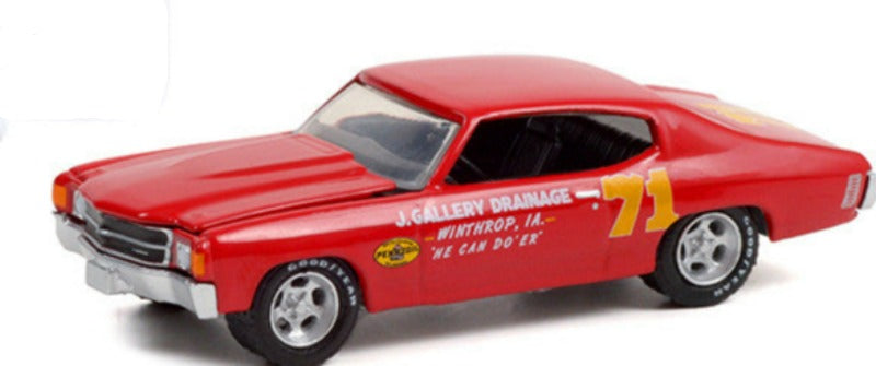 1972 Chevrolet Chevelle #71 Doc Mayner "Pennzoil" J. Gallery Drainage Winthrop (IA) "Hobby Exclusive" 1/64 Diecast Model Car by Greenlight