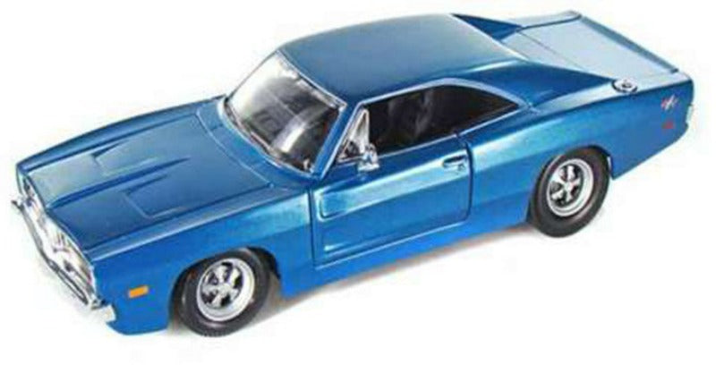1969 Dodge Charger R/T Hemi Blue 1/25 Diecast Model Car by Maisto