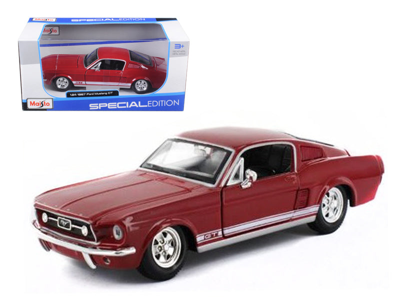 2015 Ford Mustang GT 5.0 Orange Metallic Special Edition 1/18 Diecast  Model Car by Maisto 