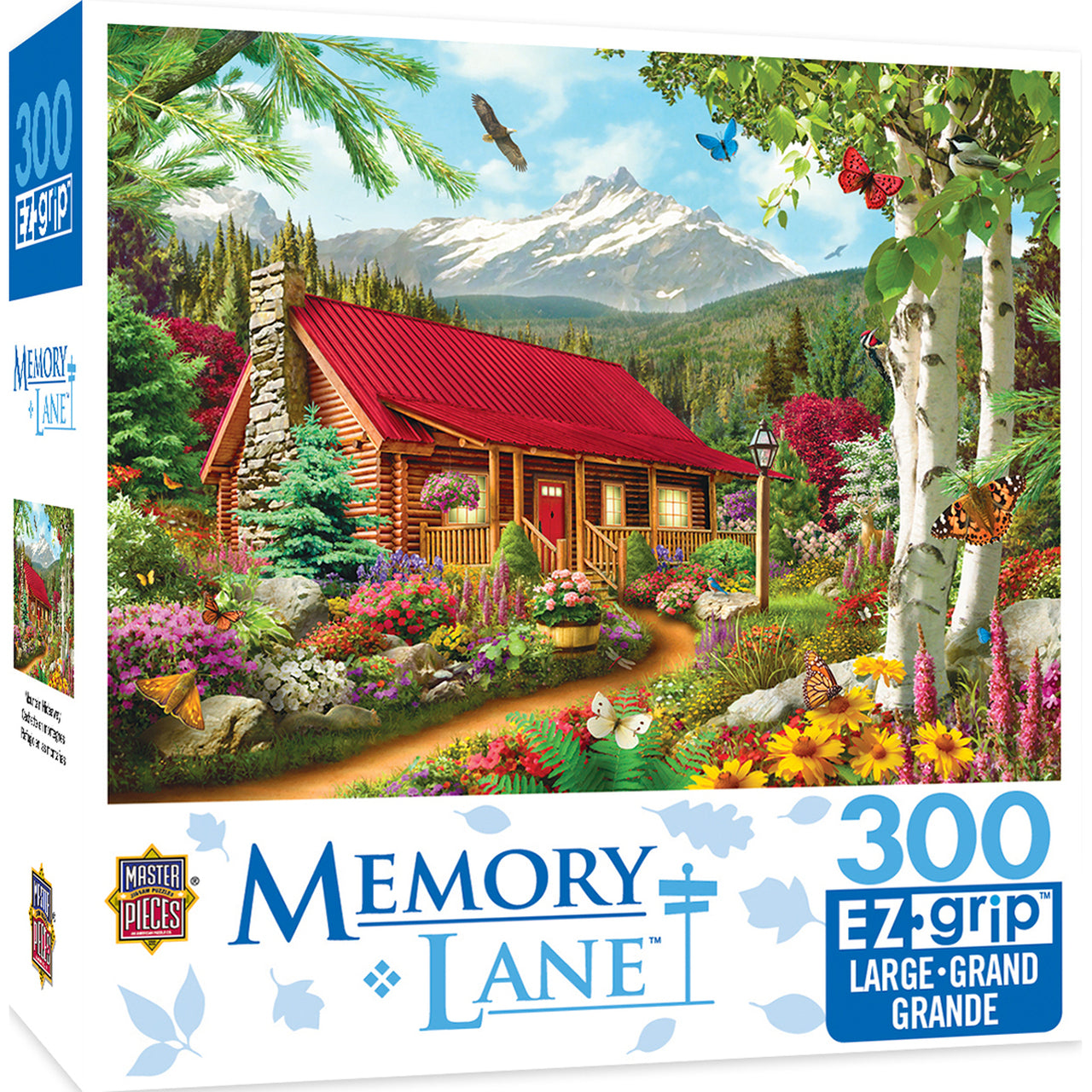 Memory Lane Mountain Hideaway - Large 300 Piece EZGrip Jigsaw Puzzle by Masterpieces