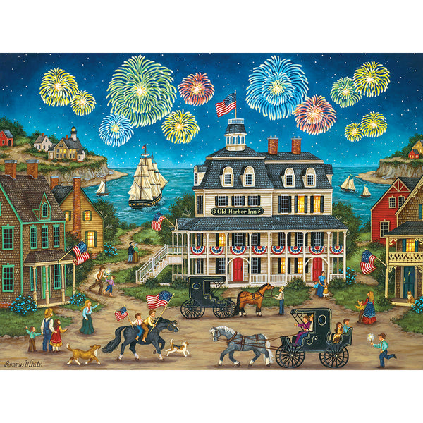 Heartland Collection Fireworks Finale - 550 Piece Jigsaw Puzzle by Masterpieces