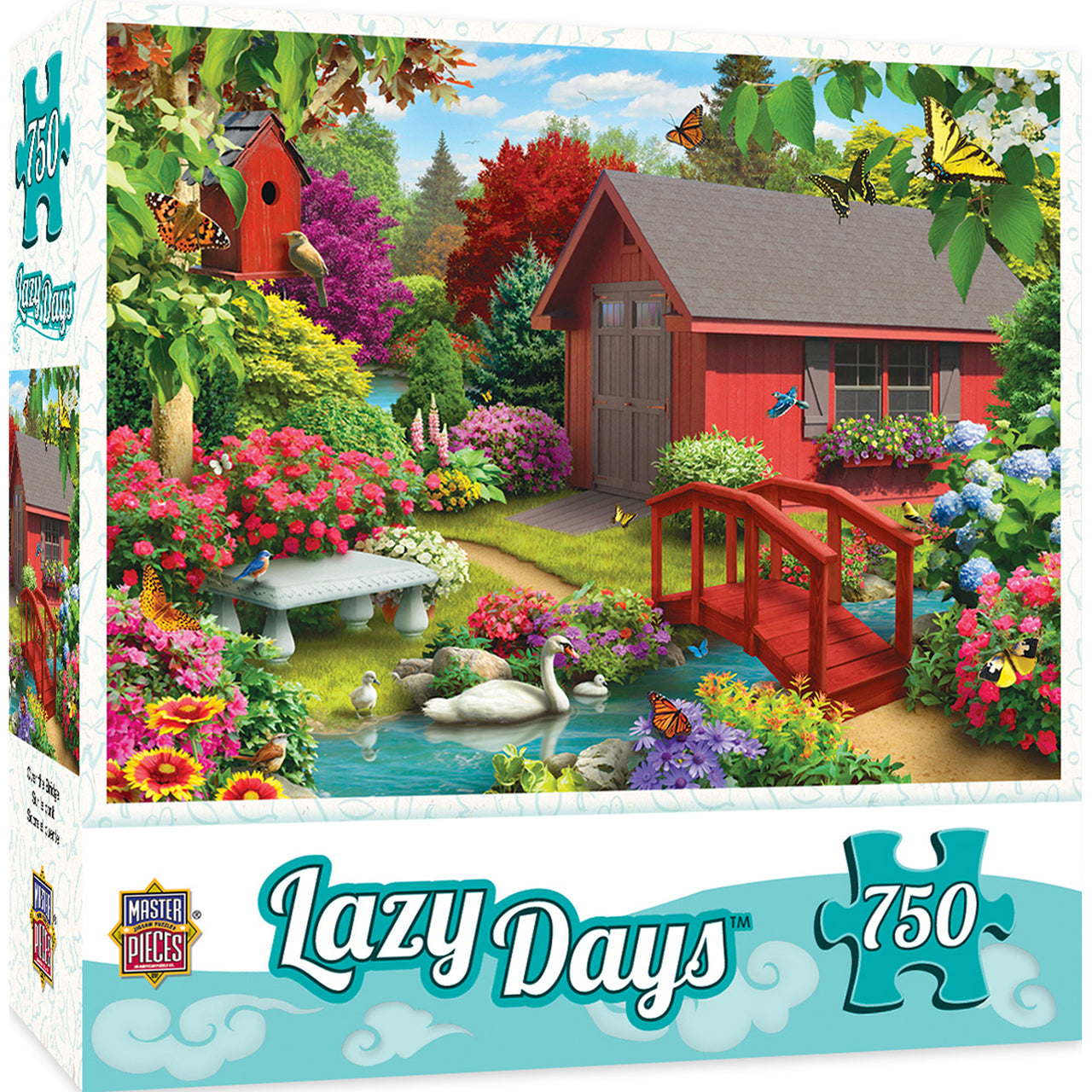 Lazy Days Over the Bridge 750 Piece Jigsaw Puzzle by MasterPieces