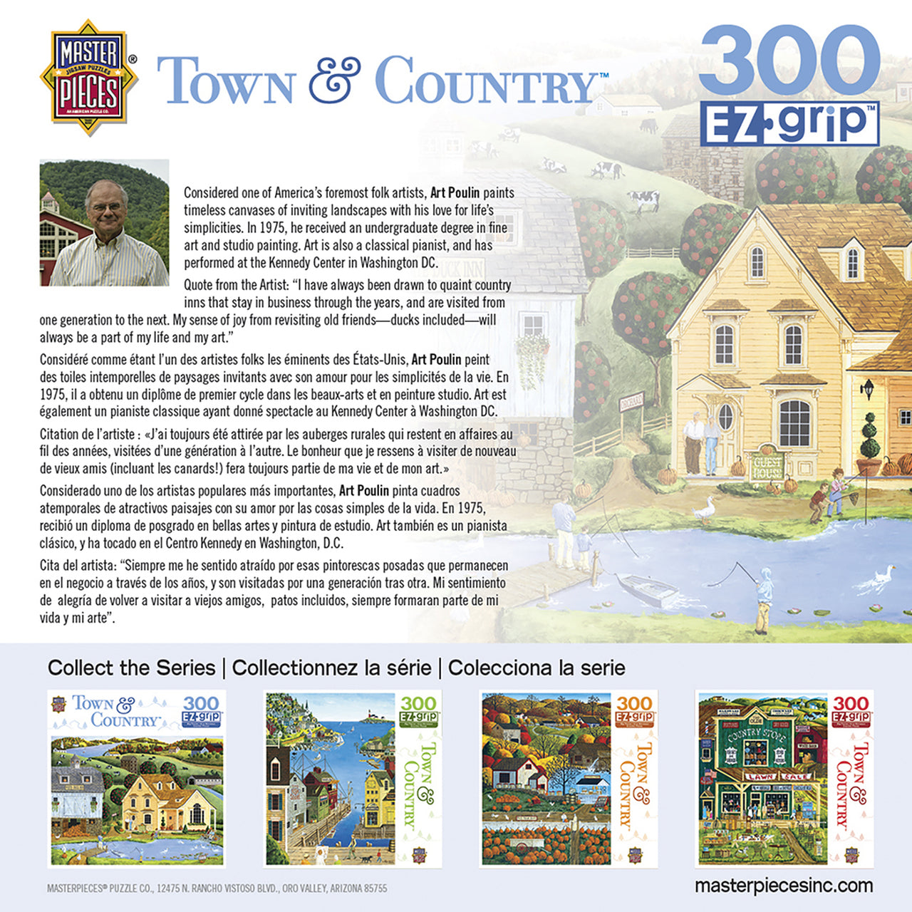 Town & Country The White Duck Inn - Large 300 Piece EZGrip Jigsaw Puzzle by Masterpieces