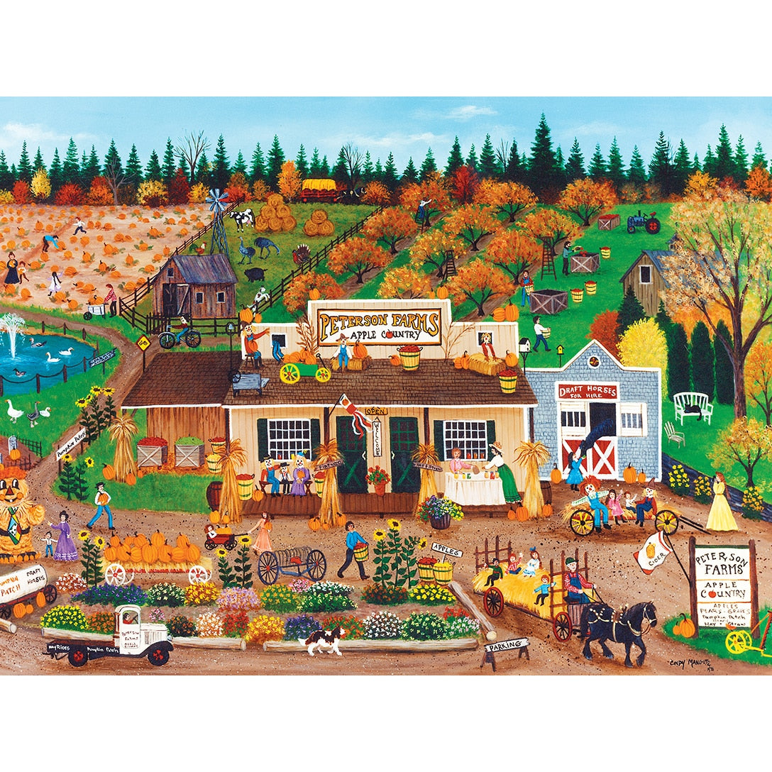 Homegrown Peterson Farm 750 Piece Jigsaw Puzzle by MasterPieces