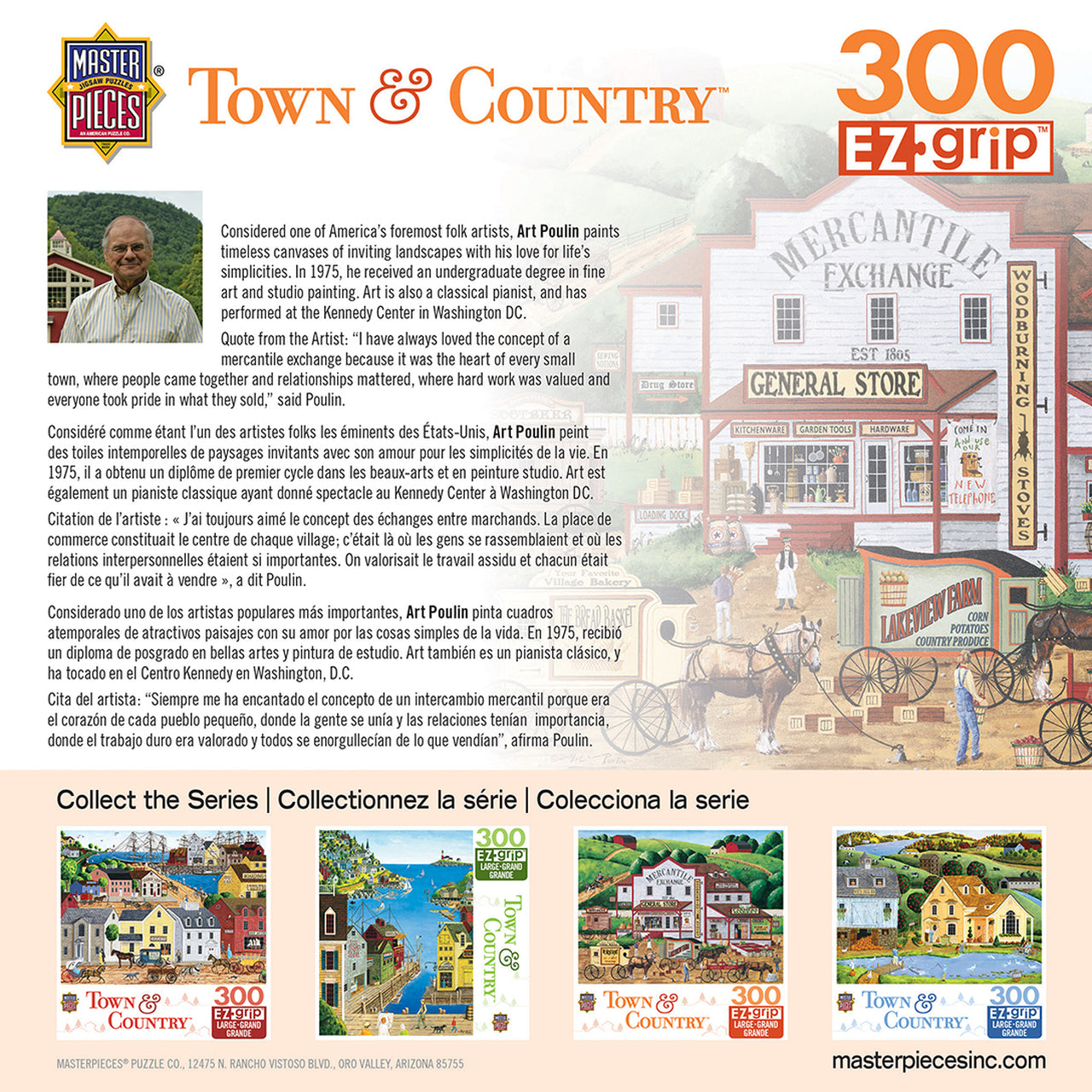 Town & Country Morning Deliveries - Large 300 Piece EZGrip Jigsaw Puzzle by Masterpieces