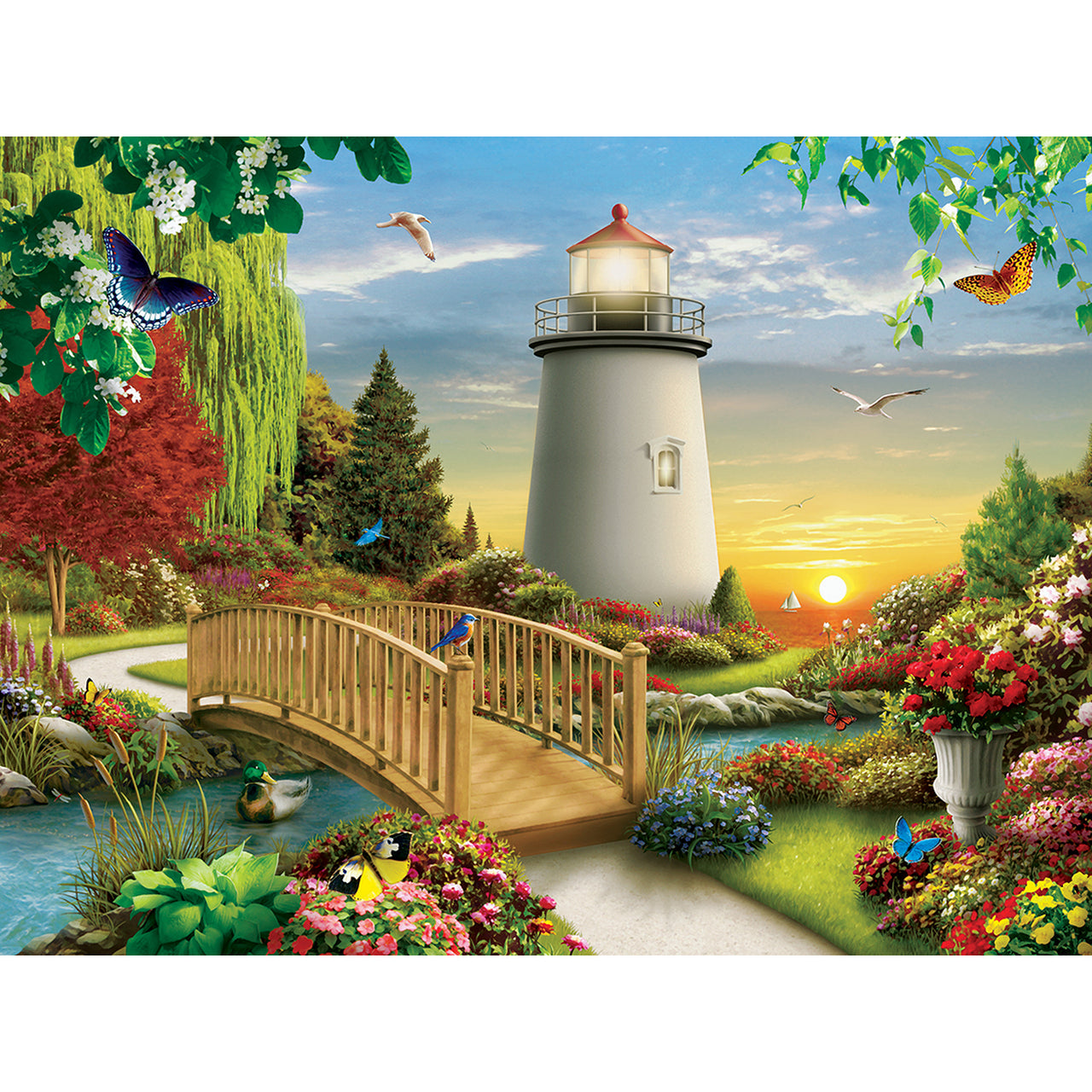 Lazy Days Dawn of Light - 750 Piece Jigsaw Puzzle by Masterpieces