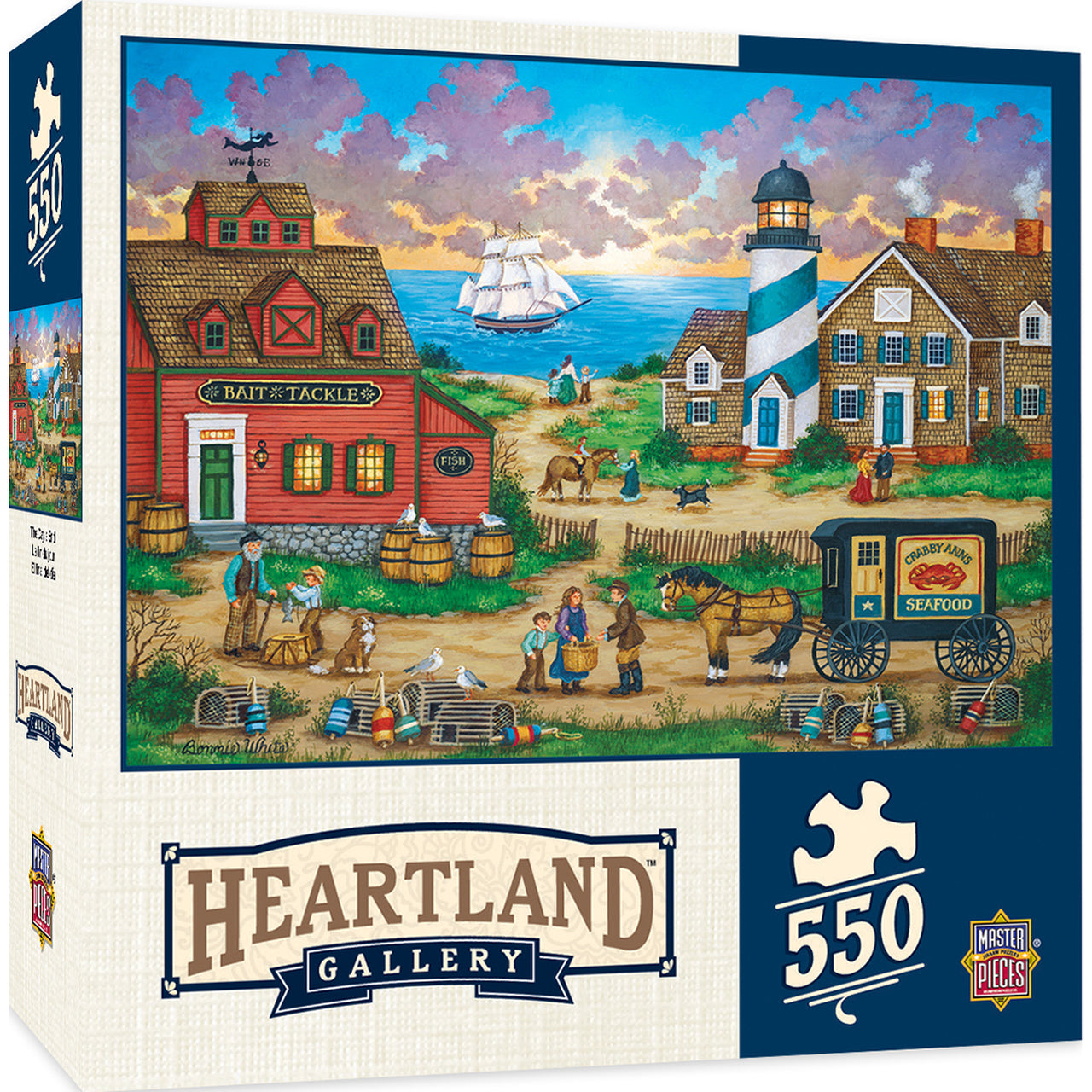 Heartland Collection The Days End - 550 Piece Jigsaw Puzzle by Masterpieces
