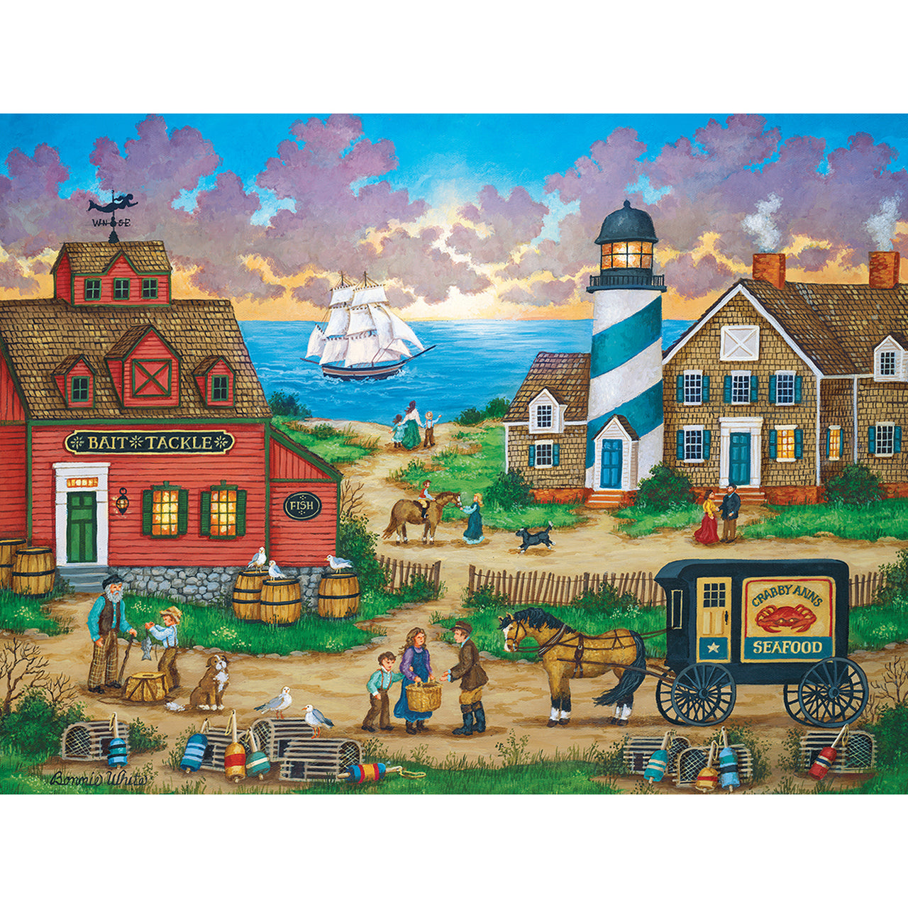 Heartland Collection The Days End - 550 Piece Jigsaw Puzzle by Masterpieces