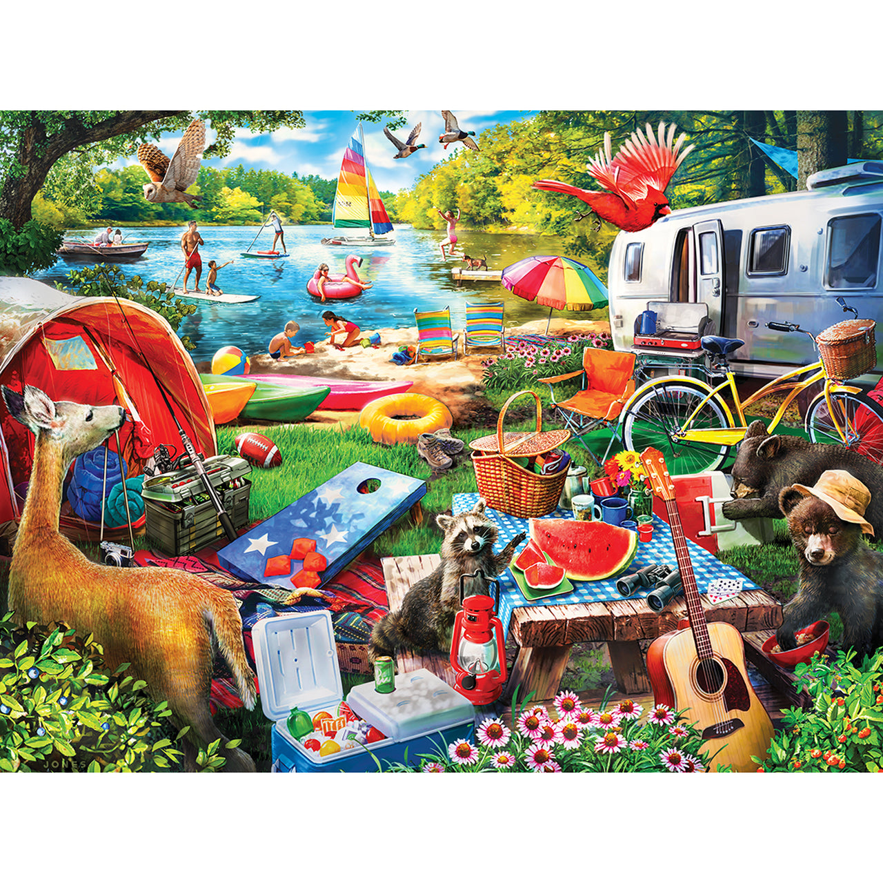 Campside - Little Rascals 300 Piece EZ Grip Puzzle by Masterpieces