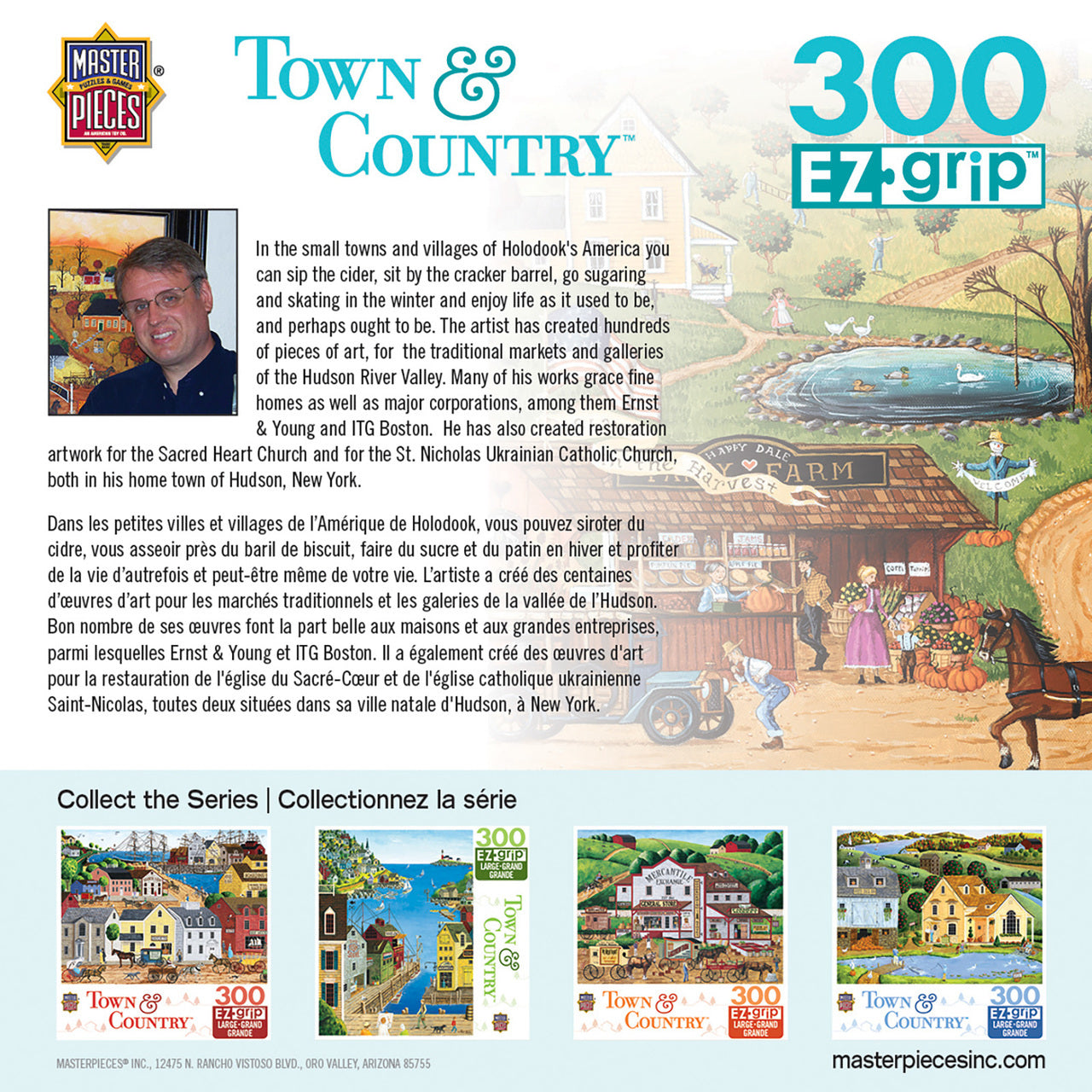 Town & Country Share in the Harvest - Large 300 Piece EZGrip Jigsaw Puzzle by Masterpieces