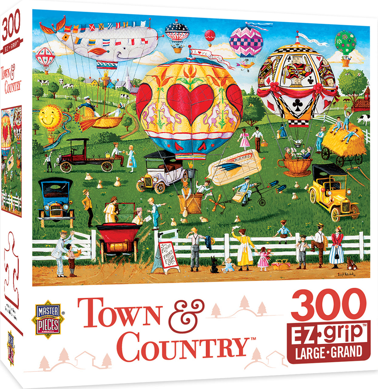 Town & Country Flights of Fancy - Large 300 Piece EZGrip Jigsaw Puzzle by Masterpieces