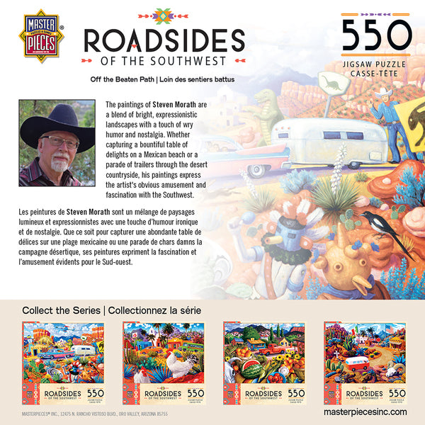 Roadsides of the Southwest - Off the Beaten Path - 550 Piece Jigsaw Puzzle by Masterpieces
