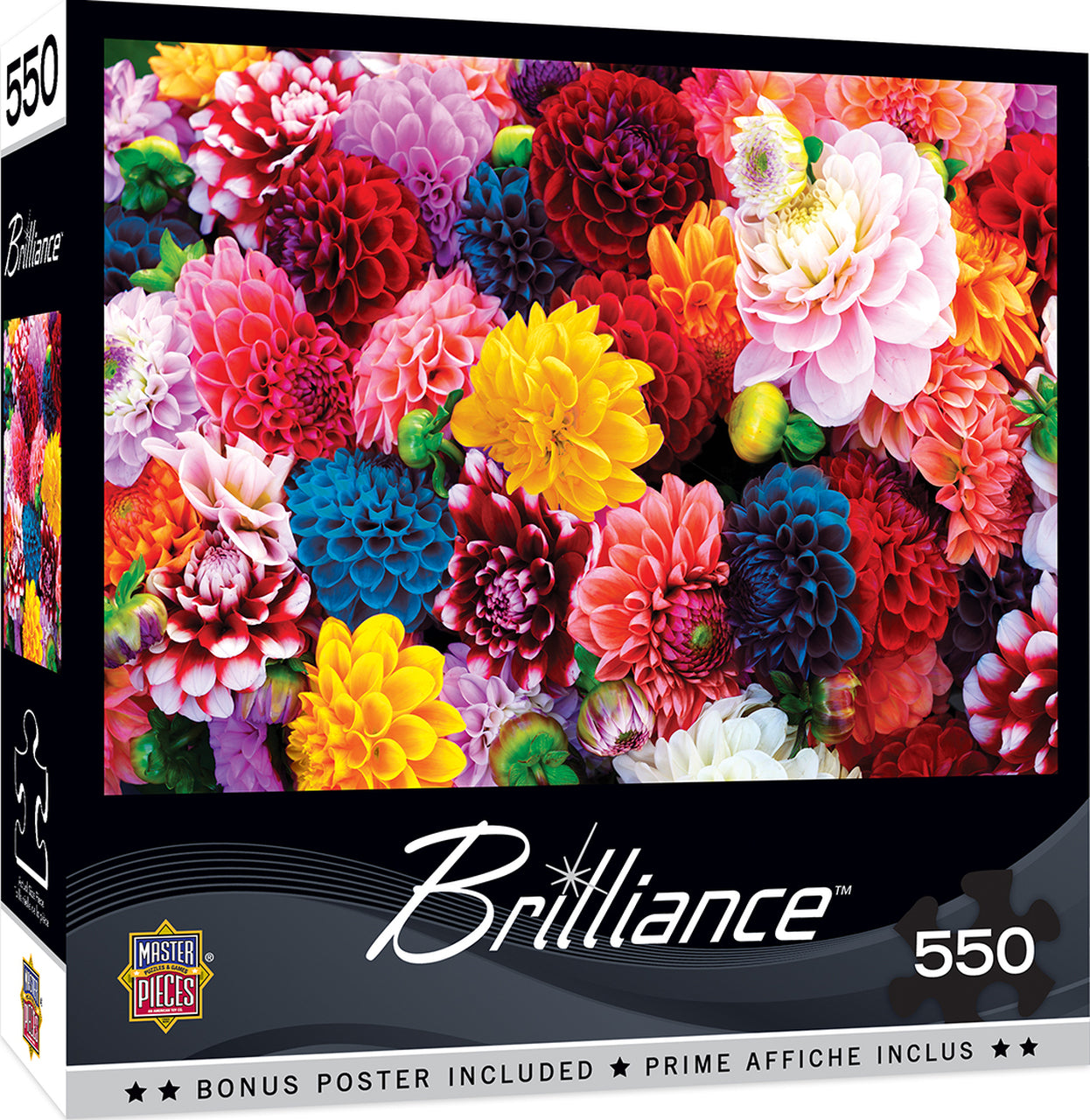Brilliance - Beautiful Blooms 550 Piece Jigsaw Puzzle by Masterpieces