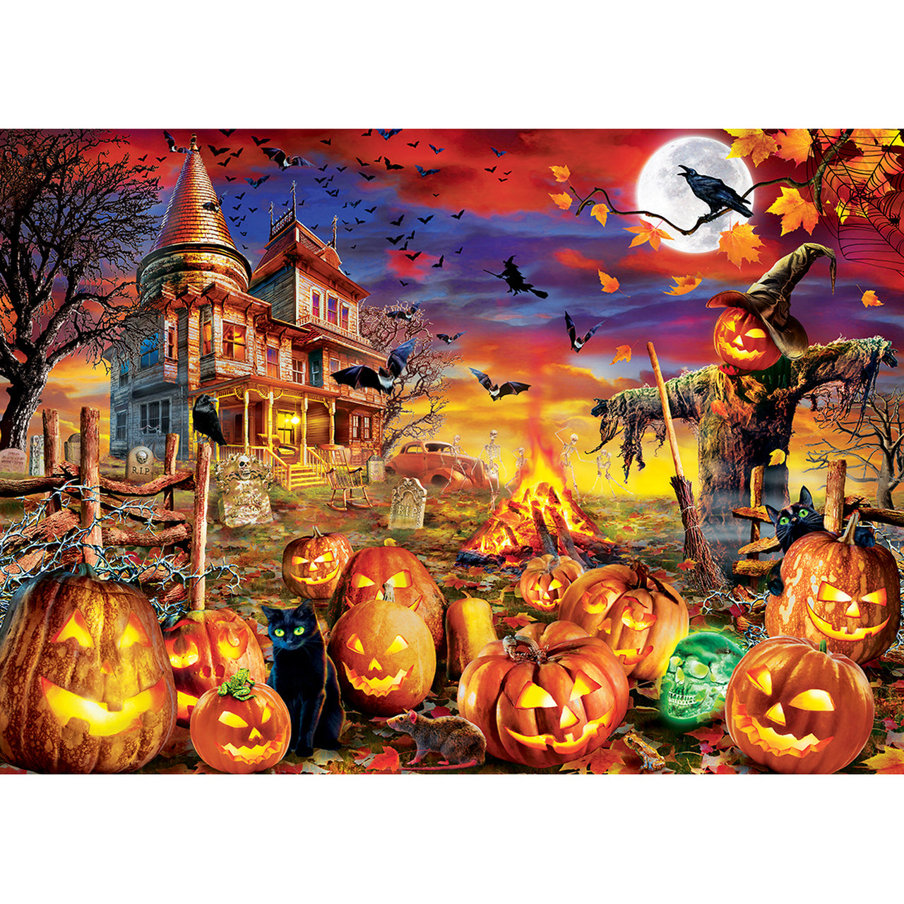 Halloween Glow in the Dark -All Hallow's Eve 500 Piece Jigsaw Puzzle by MasterPieces