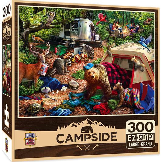 Campside - Campsite Trouble 300 Piece EZ Grip Puzzle by MasterPieces