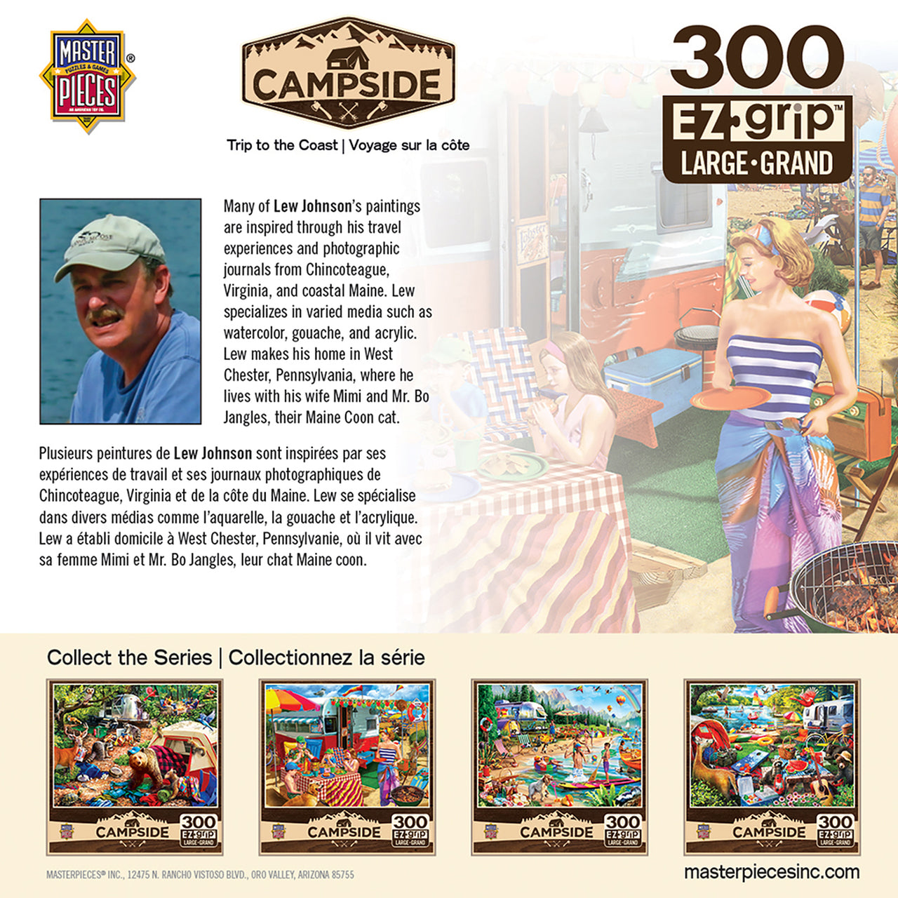 Campside - Trip to the Coast 300 Large Piece EZ Grip Puzzle by Masterpieces