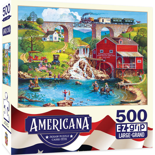 Americana - Labor Day 1909 500 Piece EZ Grip Jigsaw Puzzle by Masterpieces