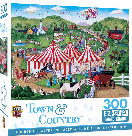 Town & Country - Jolly Time Circus - Large 300 Piece EZGrip Jigsaw Puzzle by Masterpieces