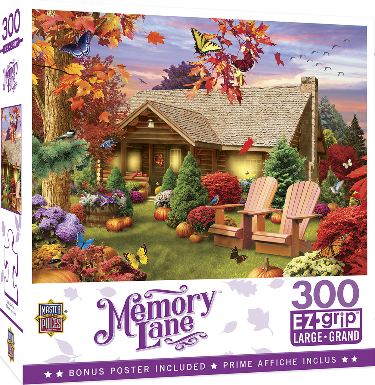 Memory Lane - Autumn Warmth - Large 300 Piece EZGrip Jigsaw Puzzle by Masterpieces