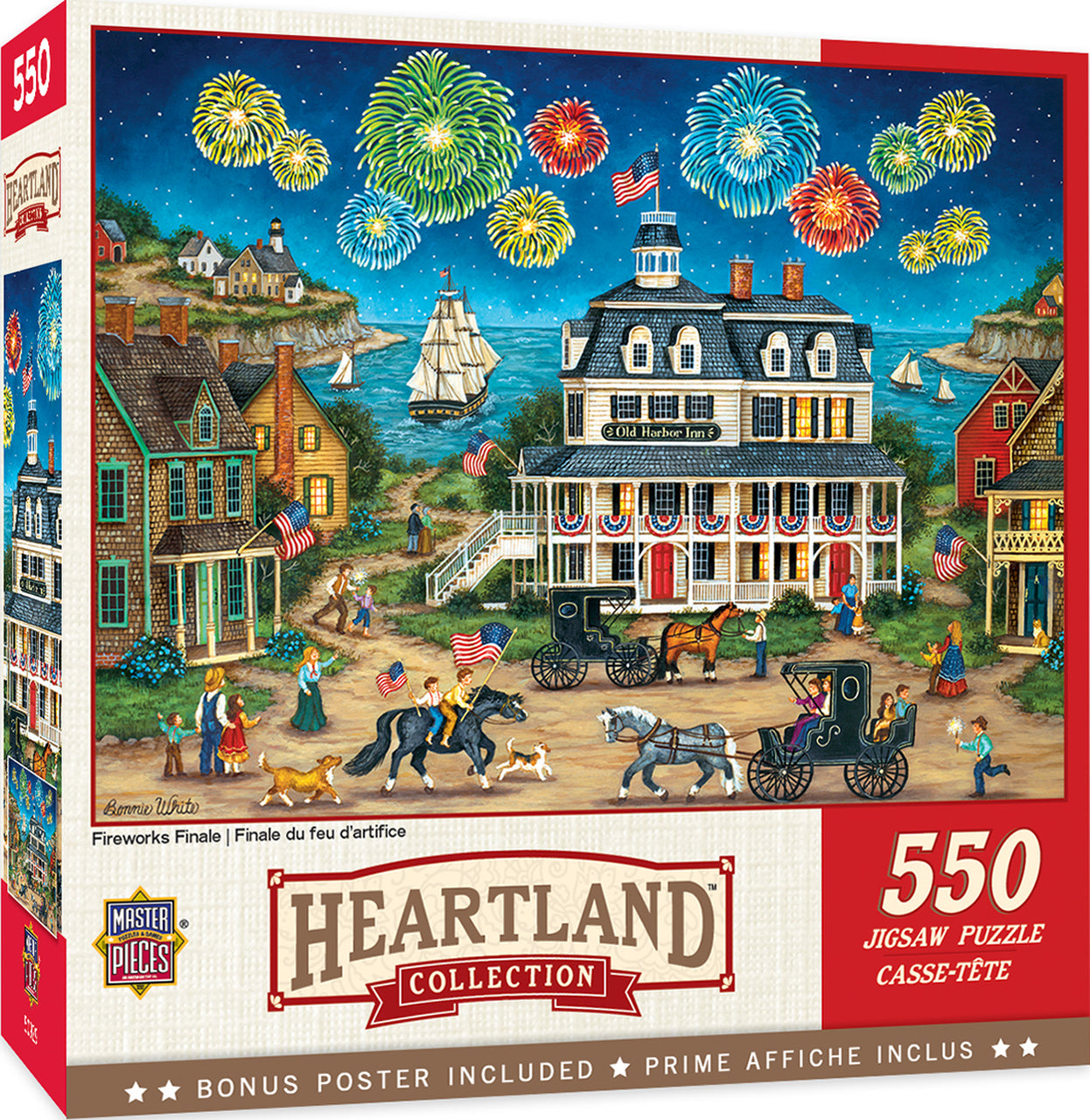 Heartland Collection Fireworks Finale - 550 Piece Jigsaw Puzzle by Masterpieces