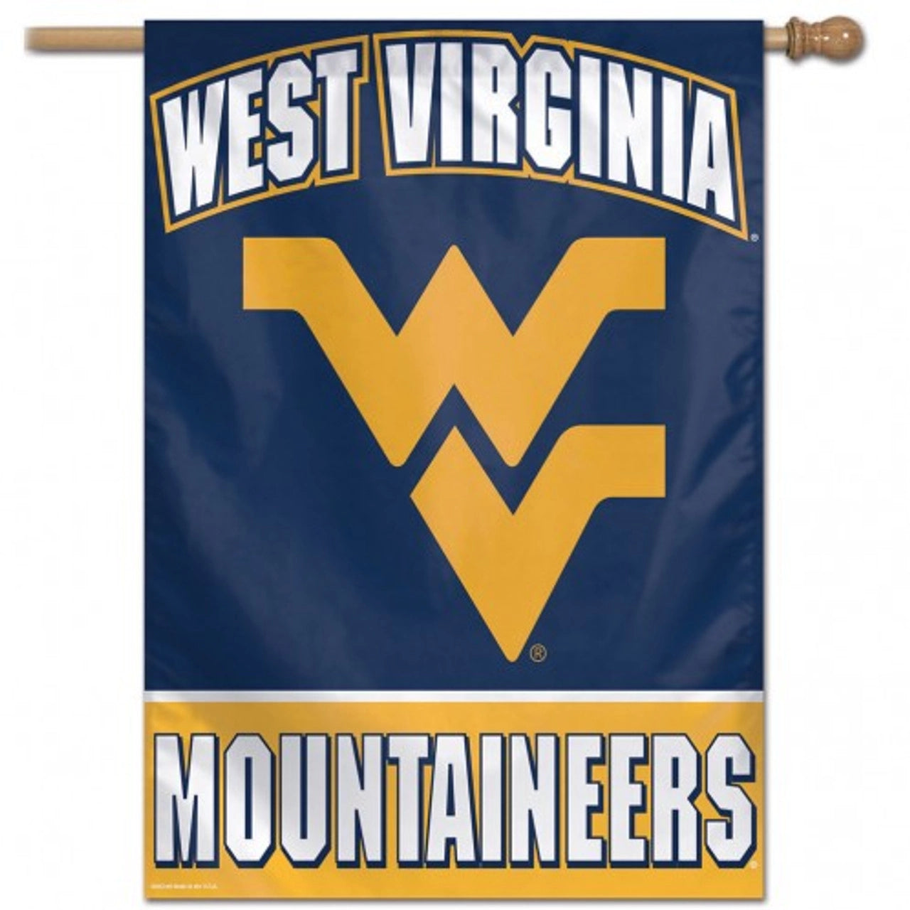 West Virginia Mountaineers 28" x 40" Vertical House Flag/Banner by Wincraft