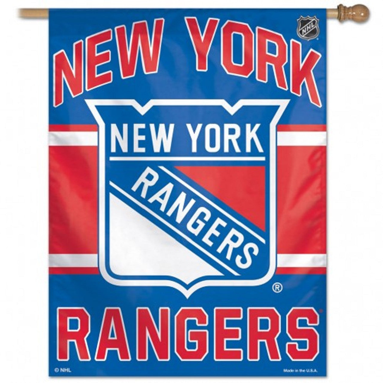 New York Rangers 28" x 40" Vertical House Flag/Banner by Wincraft