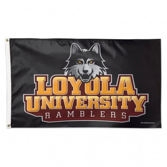 Loyola Ramblers Deluxe Style 3' x 5' Team Flag by Wincraft
