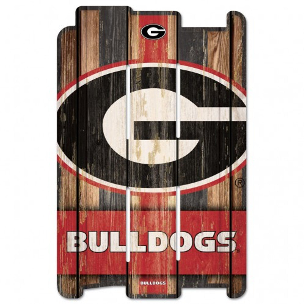 Georgia Bulldogs 11" x 17" Wood Fence Sign by Wincraft