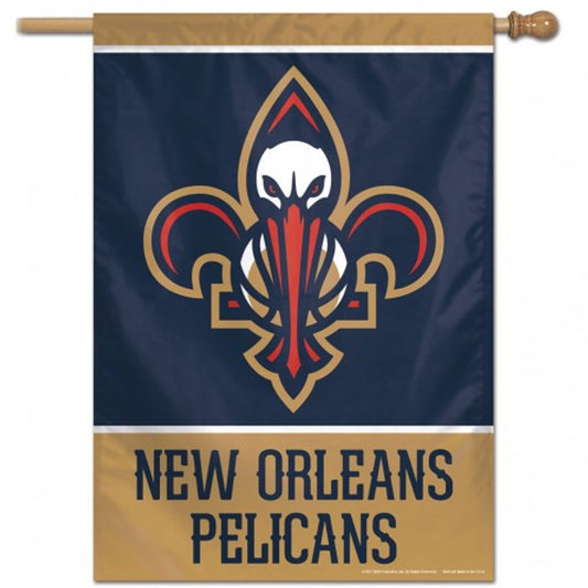 New Orleans Pelicans 28" x 40" Vertical House Flag/Banner by Wincraft