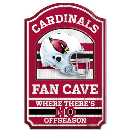 Arizona Cardinals 11" x 17" Fan Cave Wood Sign by Wincraft