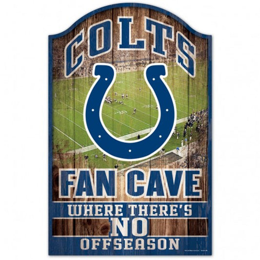 Indianapolis Colts 11" x 17" Fan Cave Wood Sign by Wincraft