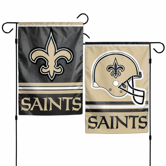 New Orleans Saints 12" x 18" Garden Flag 2 Sided by Wincraft