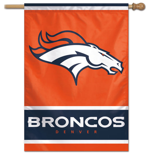 Denver Broncos 28" x 40" Vertical House Flag/Banner by Wincraft