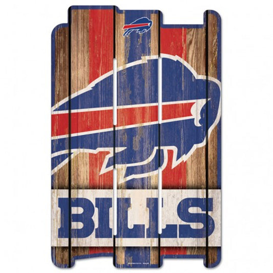 Buffalo Bills 11" x 17" Wood Fence Sign by Wincraft