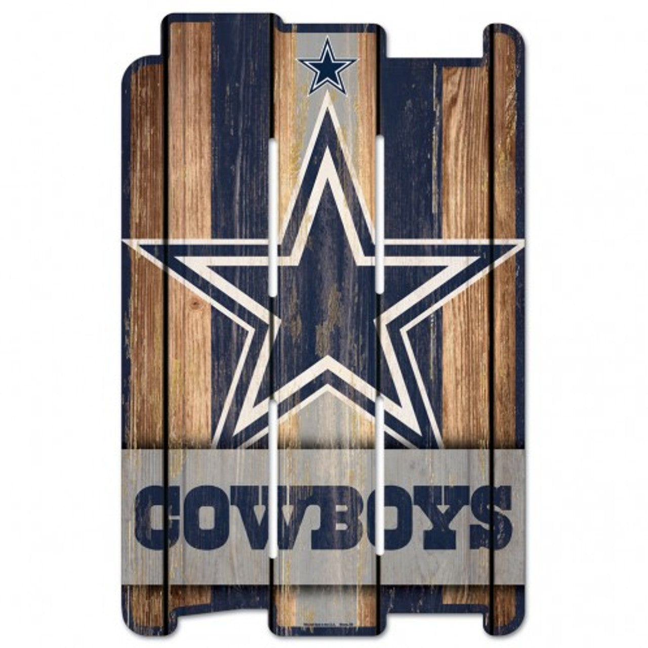 Dallas Cowboys 11" x 17" Wood Fence Sign by Wincraft