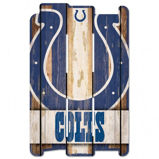 Indianapolis Colts 11" x 17" Wood Fence Sign by Wincraft