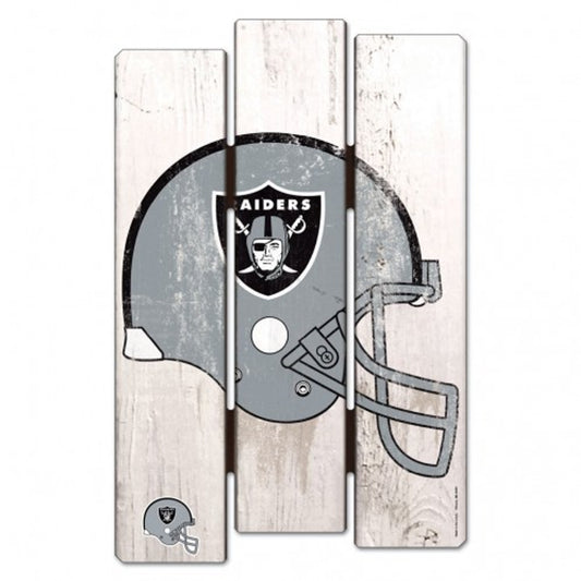 Las Vegas Raiders 11" x 17" Wood Fence Sign by Wincraft