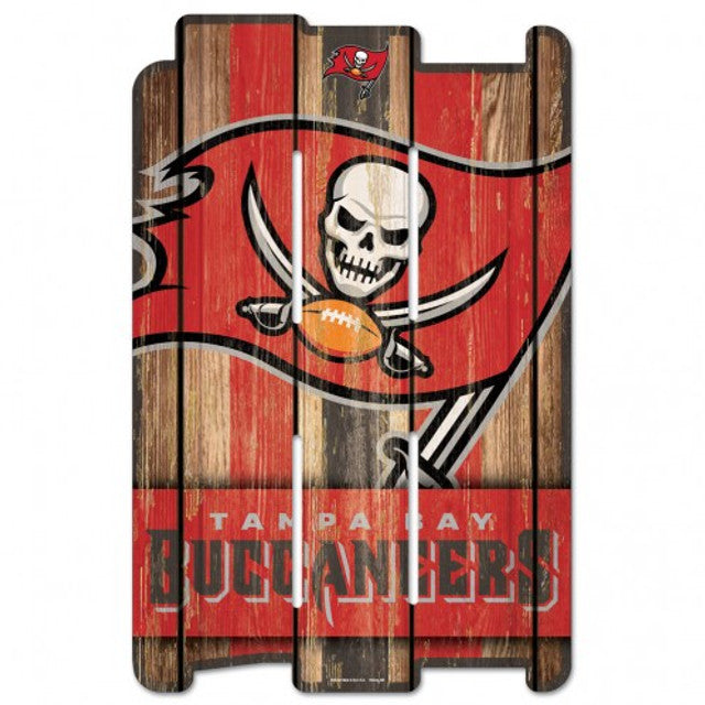 Tampa Bay Buccaneers 11" x 17" Wood Fence Sign by Wincraft