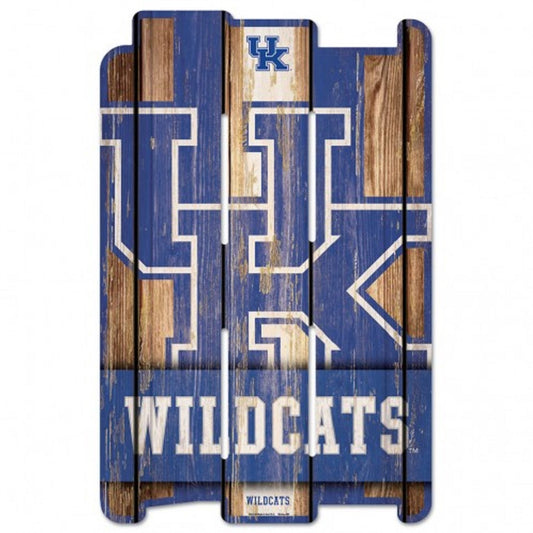 Kentucky Wildcats 11" x 17" Wood Fence Sign by Wincraft