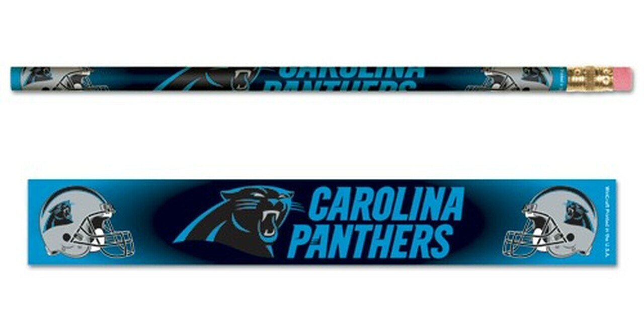 Carolina Panthers 2 Packs of Pencils - 6 per pack by Wincraft