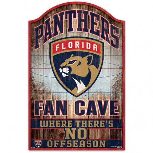 Florida Panthers 11" x 17" Fan Cave Wood Sign by Wincraft