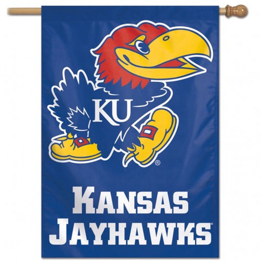 Kansas Jayhawks 28" x 40" Vertical House Flag/Banner by Wincraft