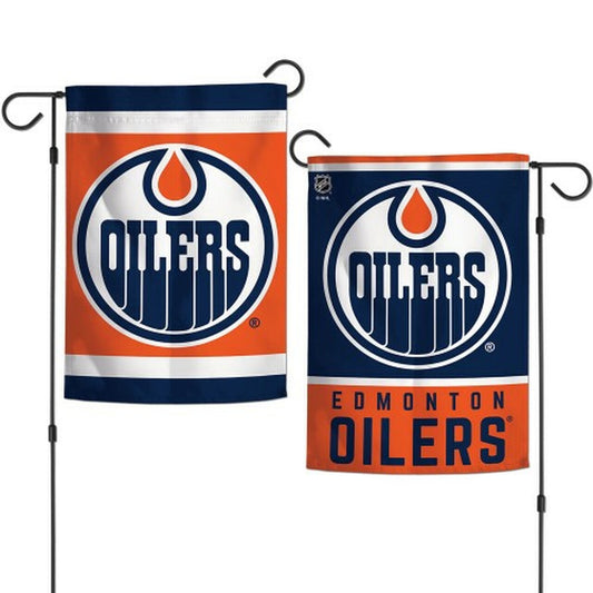Edmonton Oilers 12" x 18" Garden Flag 2 Sided by Wincraft