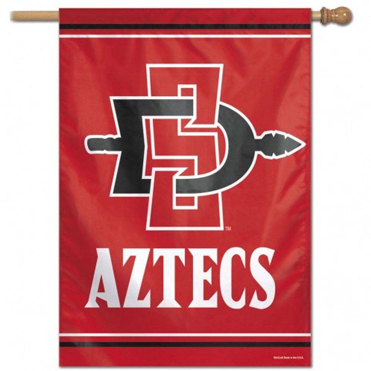 San Diego State Aztecs 28" x 40" Vertical House Flag/Banner by Wincraft