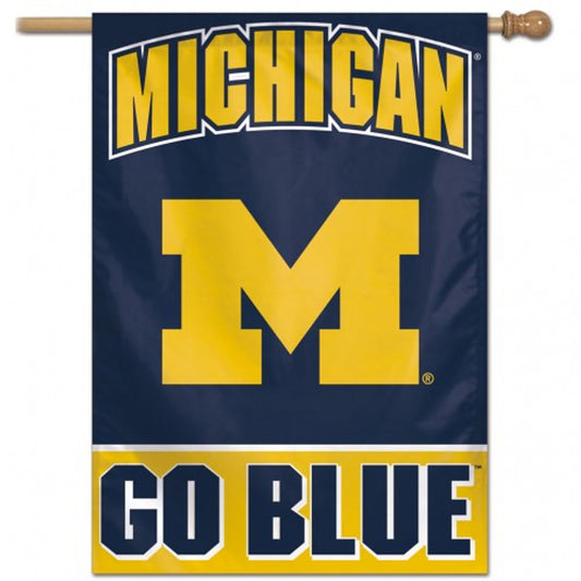 Michigan Wolverines 28" x 40" Vertical House Flag/Banner by Wincraft