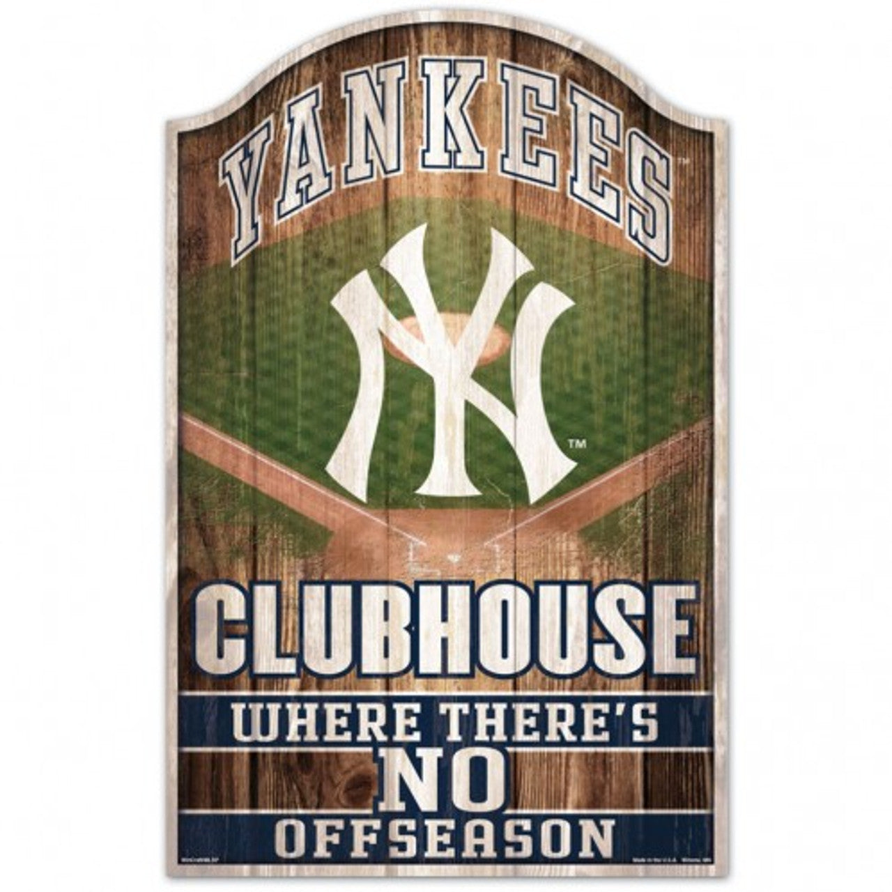 New York Yankees 11" x 17" Fan Cave Wood Sign by Wincraft"