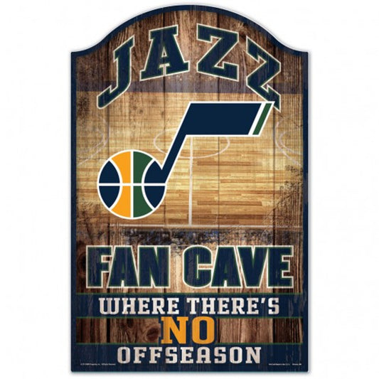 Utah Jazz 11" x 17" Fan Cave Wood Sign by Wincraft