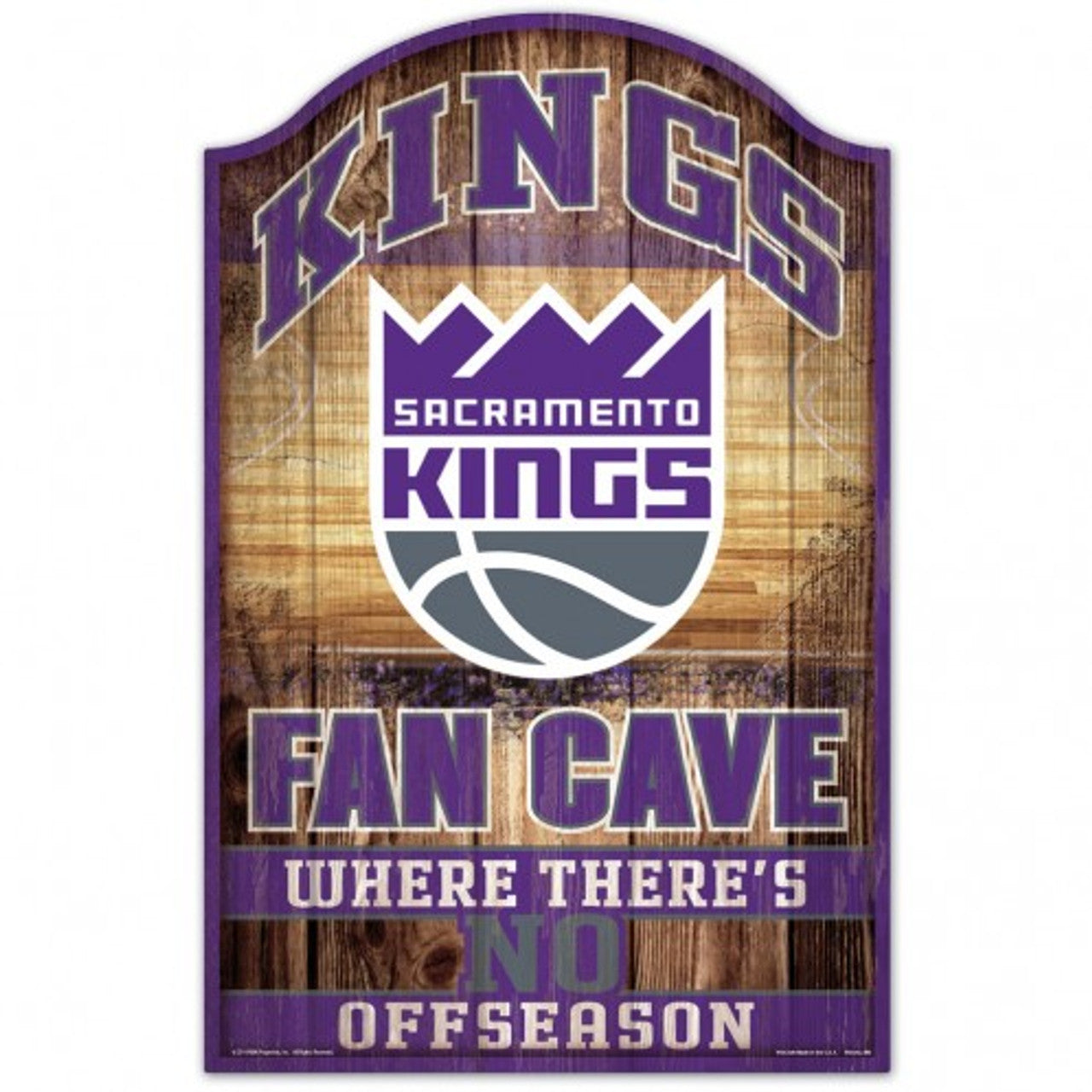 Sacramento Kings 11" x 17" Fan Cave Wood Sign by Wincraft