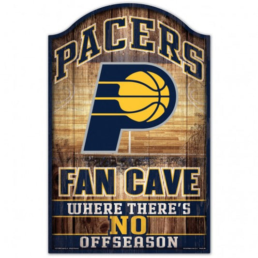 Indiana Pacers 11" x 17" Fan Cave Wood Sign by Wincraft