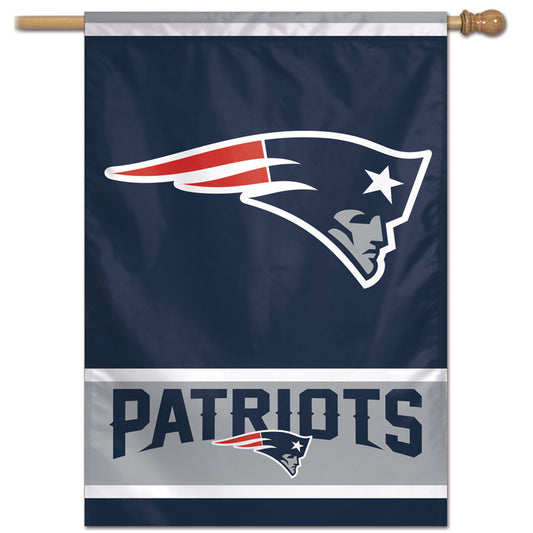 New England Patriots 28" x 40" Vertical House Flag/Banner by Wincraft